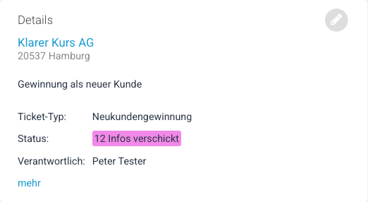 Status-Leiste: Der aktuelle Fortschritt auf einen Blick
