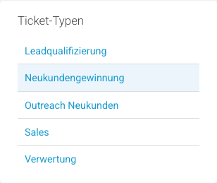Ticket-Typen: Auswahl des passenden Prozess-Typs